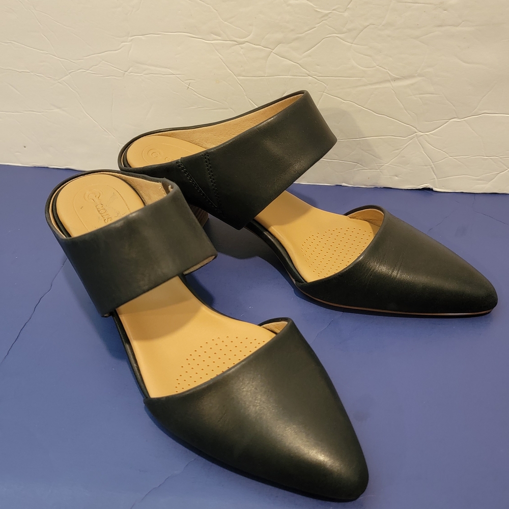 Elegant Black Women's Mules - Picture 2 of 10